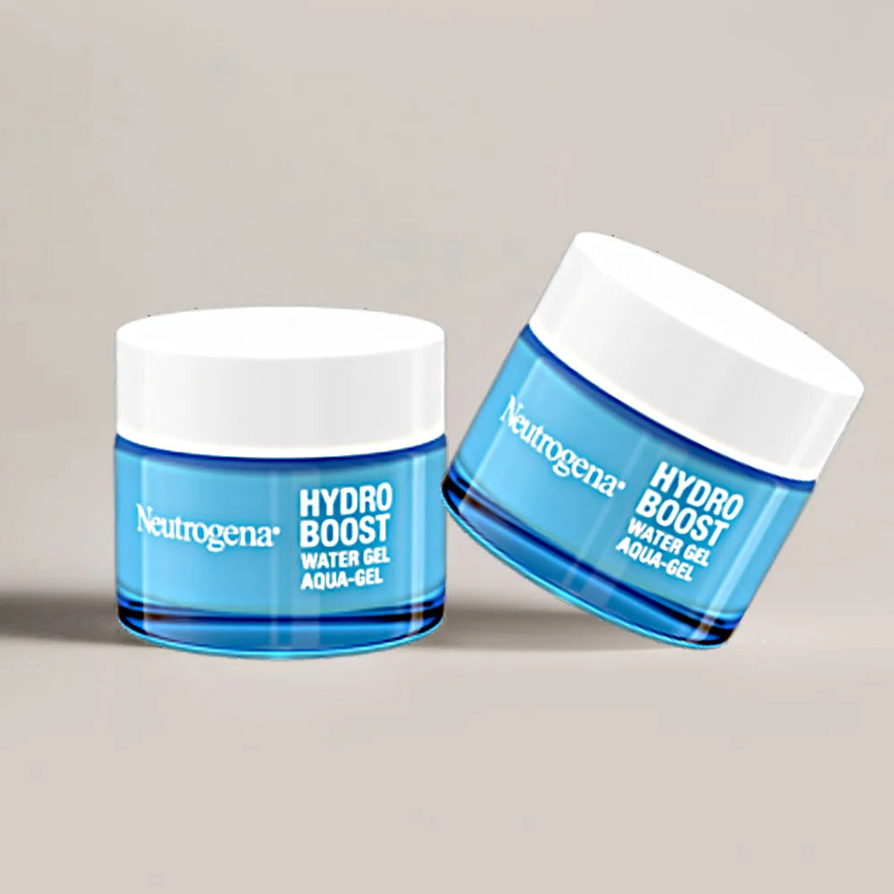 Neutrogena Hydro Boost Water Gel Moisturiser 50ml, with Hyaluronic Acid for Dry Skin, Oil-free, Up to 72 hours