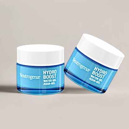 Neutrogena Hydro Boost Water Gel Moisturiser 50ml, with Hyaluronic Acid for Dry Skin, Oil-free, Up to 72 hours