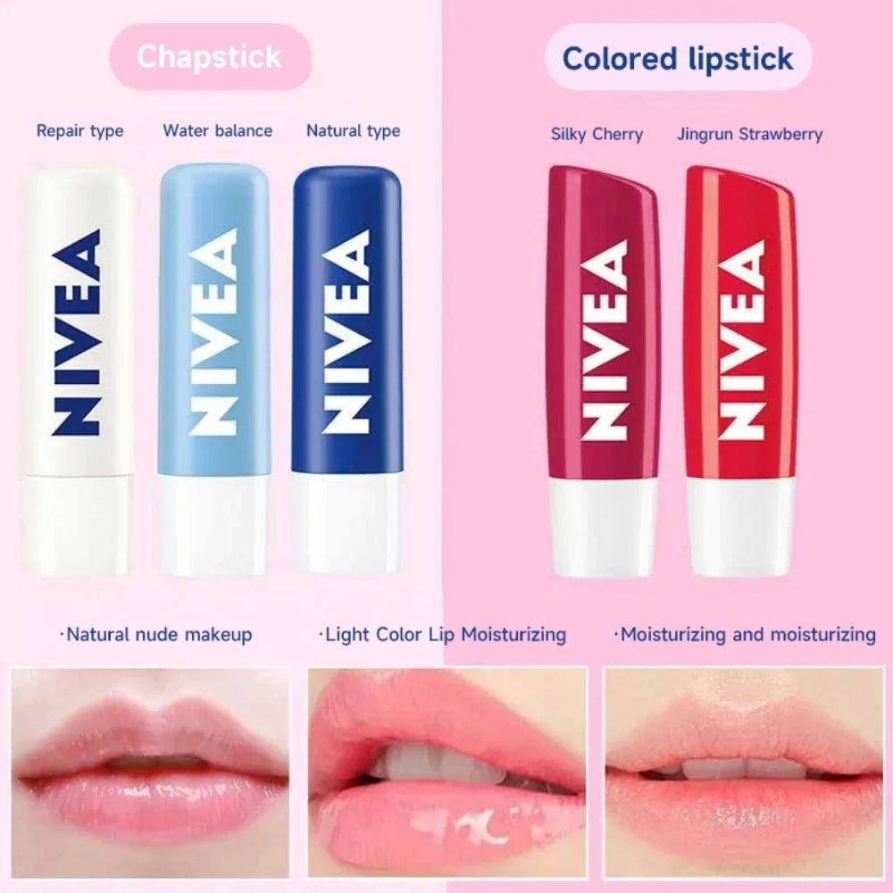 Nivea Moisturizing Lipstick Natural Lip 4.8g