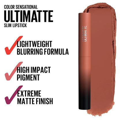 Maybelline Color Sensational Velvet Matte Lipstick Moisturizing Long-Lasting Springtime Fair Skin Enhancing 1099 Nude Finish