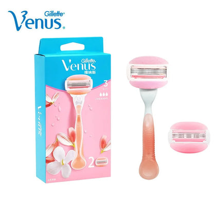 Original Gillette Venus Razor Aloe Lady Shaving Razors & White Tea Razor with Replace Blades Body Bikini Legs Arms Underarms